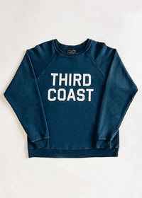 Third Coast Vintage Print Crewneck - Vintage Navy