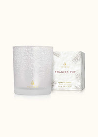 Frasier Fir Flocked Poured Candle - 6.5oz