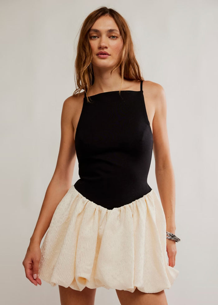 Tinsel Kiss Mini Dress - Black Tie Combo