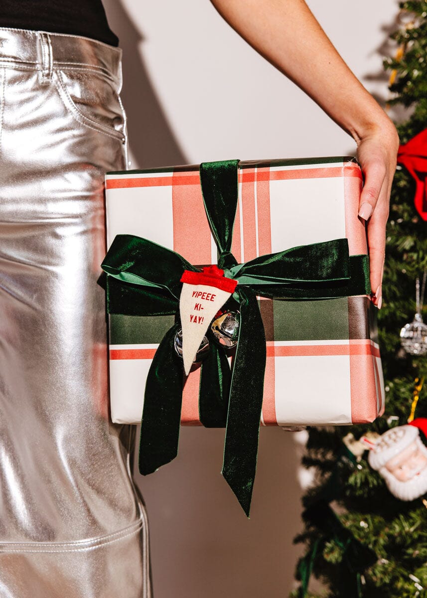 Mini Pennant Ornament - Yippee Ki-Yay