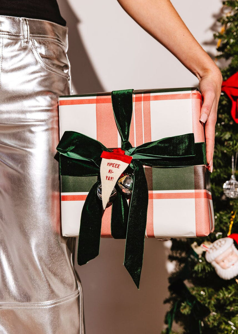 Mini Pennant Ornament - Yippee Ki-Yay