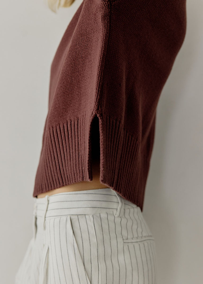 The Asher Sweater - Brown