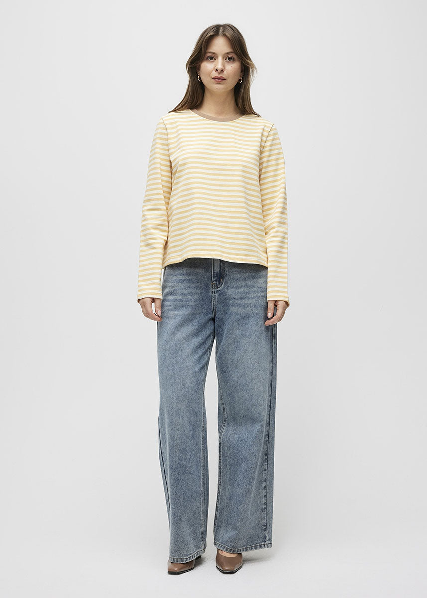 The Kathleen Top - Yellow Cream