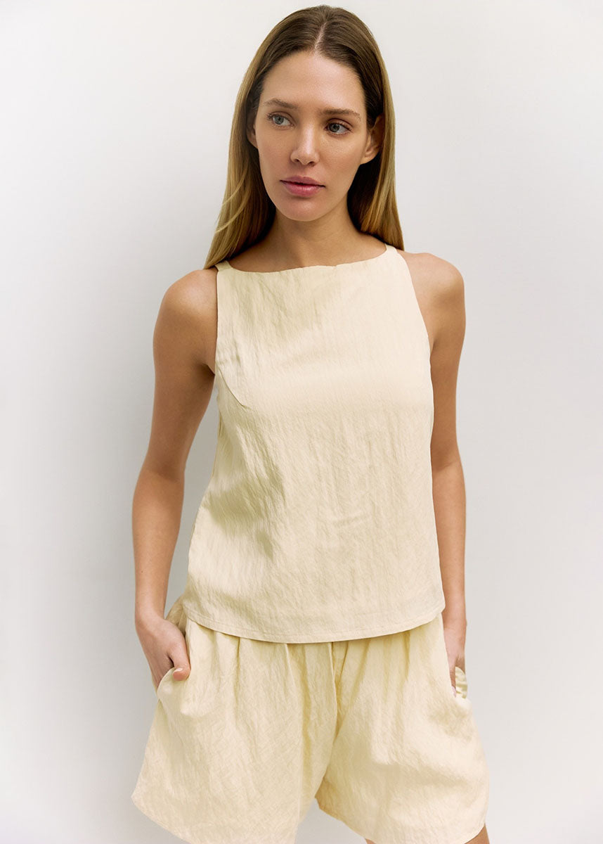 The Piper Top - Yellow