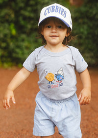 Toddler Cubbies Two-Tone Puff Hat - Royal