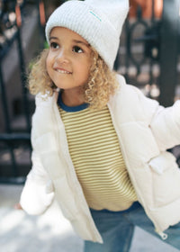 MAD HTR Heather Knit Beanie - Toddler - Heather Grey