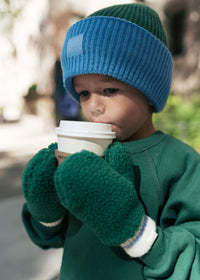 MAD HTR Two-Tone Beanie - Youth - Green & Blue