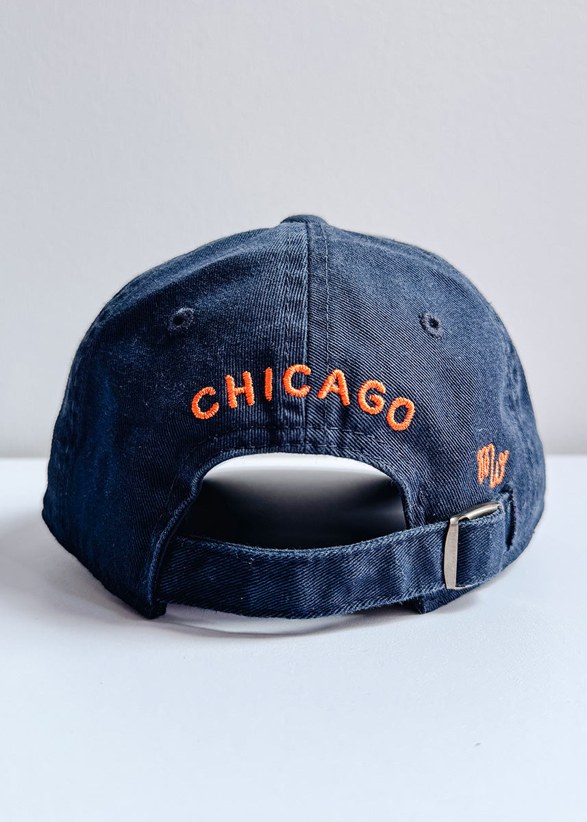 Toddler Bear Chicago Dad Hat - Navy