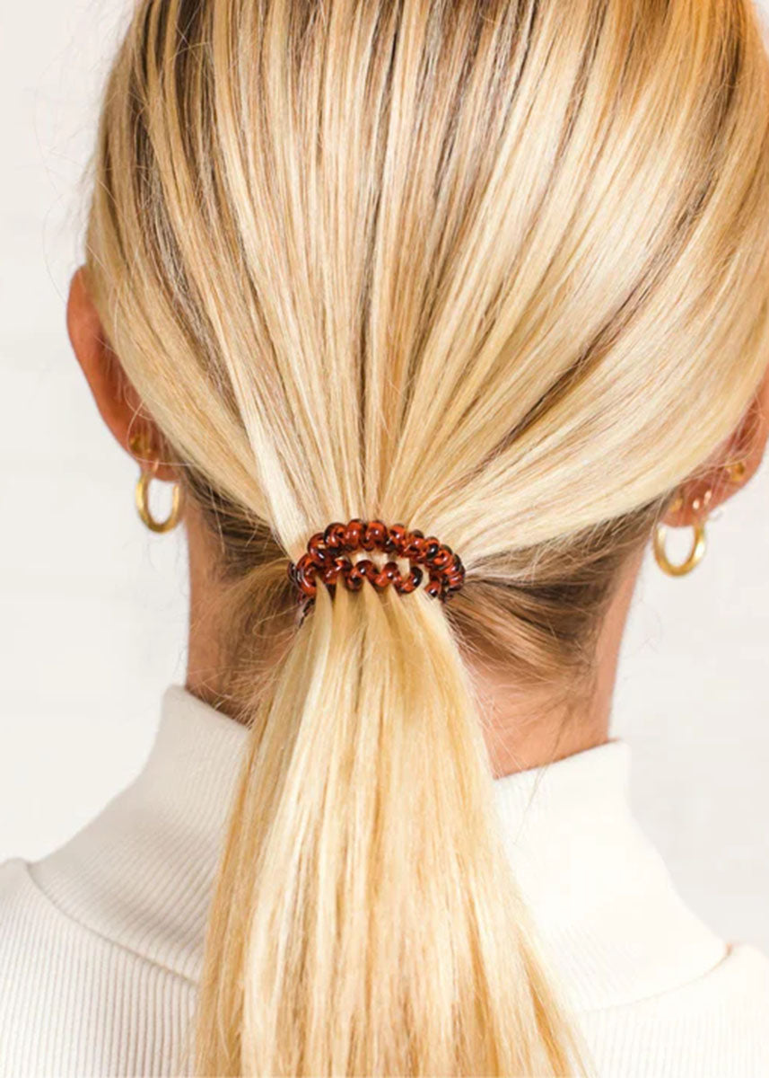 Small Hair Ties (Set Of 3) - Tortoise