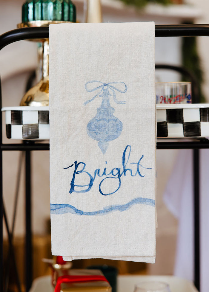 Holiday Bow Tea Towel