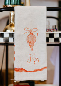 Holiday Bow Tea Towel