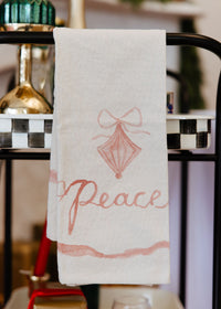 Holiday Bow Tea Towel