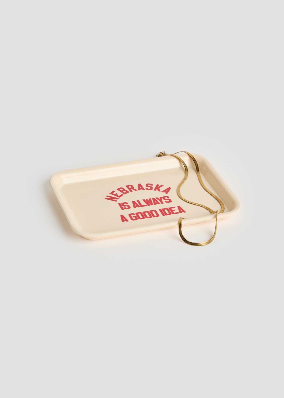 Nebraska Is Always A Good Idea Trinket Tray