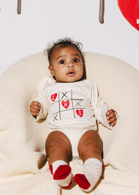 Tic-Tac-Chi Long Sleeve Onesie