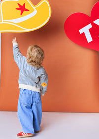 Texas Striped Patch Sweatshirt