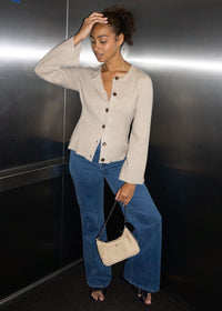 The Tyler Cardigan - Beige