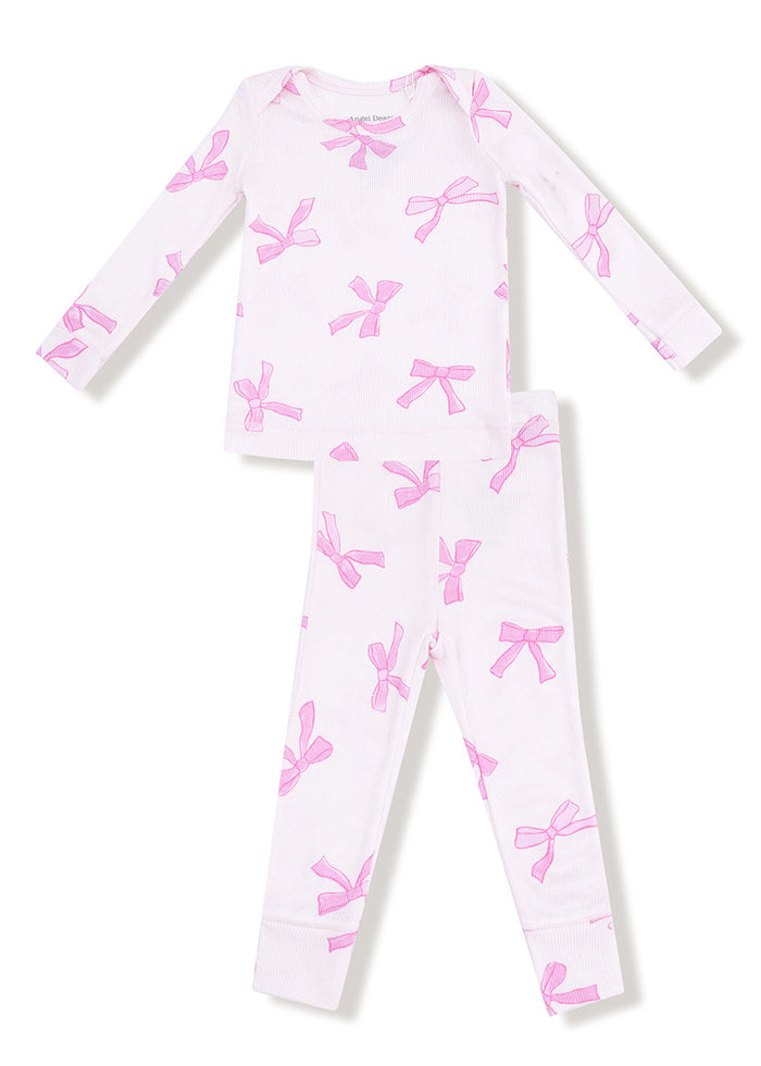 2-Piece L/S Pajama Set - Pretty Bows