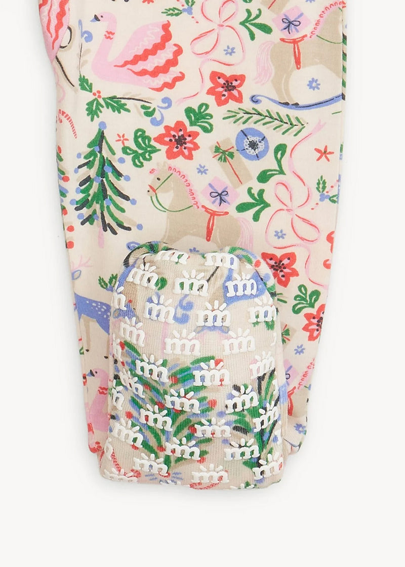 Modal Magnetic Footie - Sugar Plum Dreams