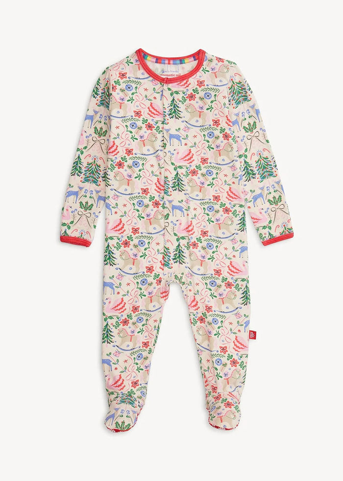 Modal Magnetic Footie - Sugar Plum Dreams