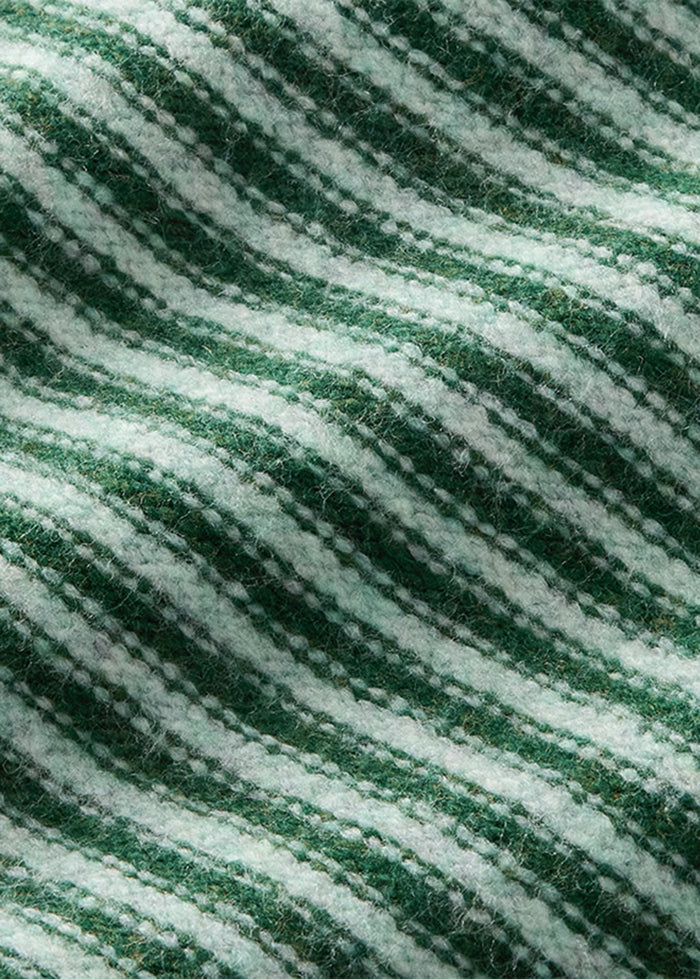 Baby Striped Pullover Sweater - Green Melange