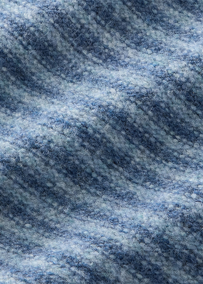 Baby Striped Pullover Sweater - Blue Melange