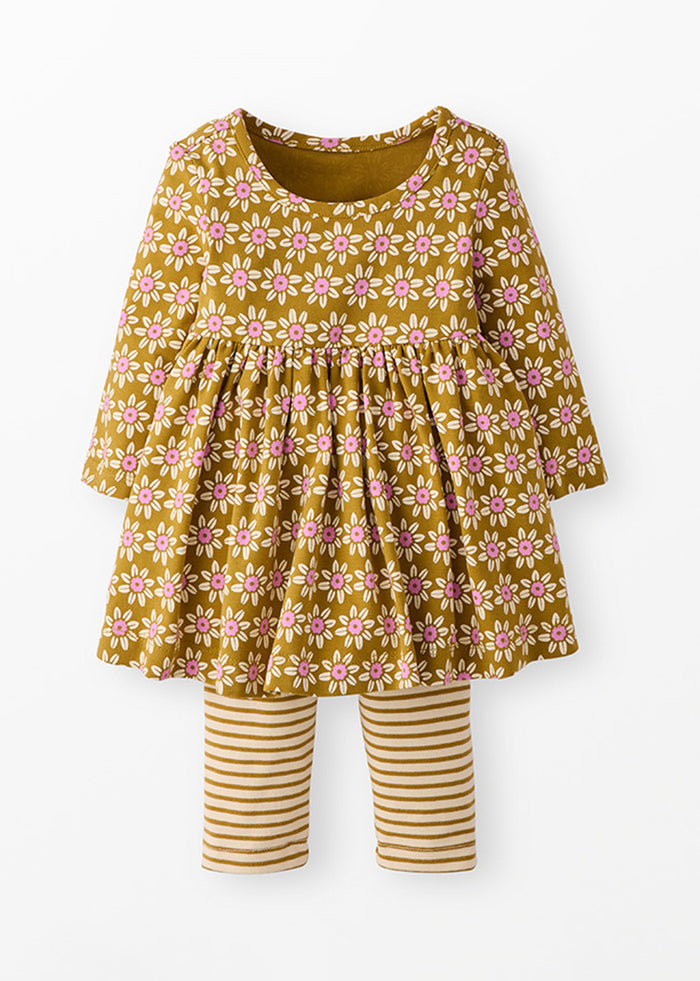 Skater Dress & Legging Set - Sweet Daisies