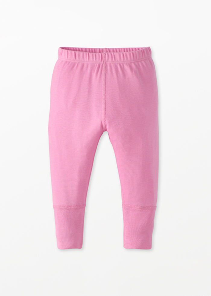 Baby Layette Wiggle Pants - Begonia Pink