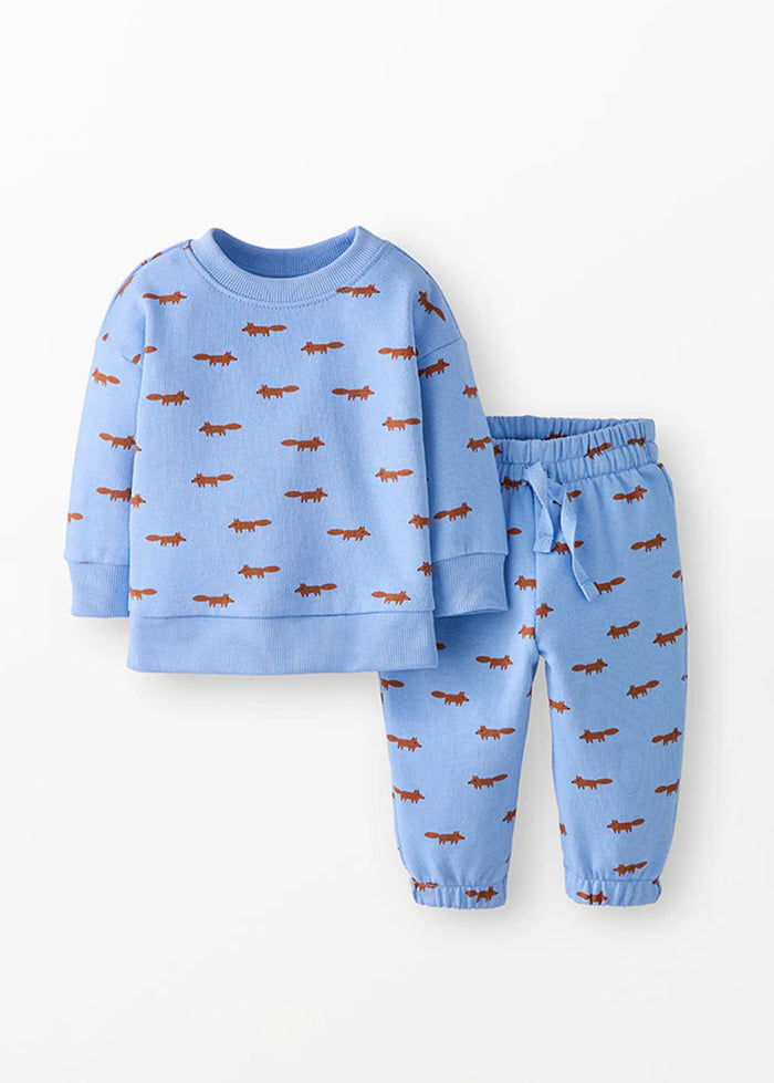 French Terry Top & Pant Set - Foxy
