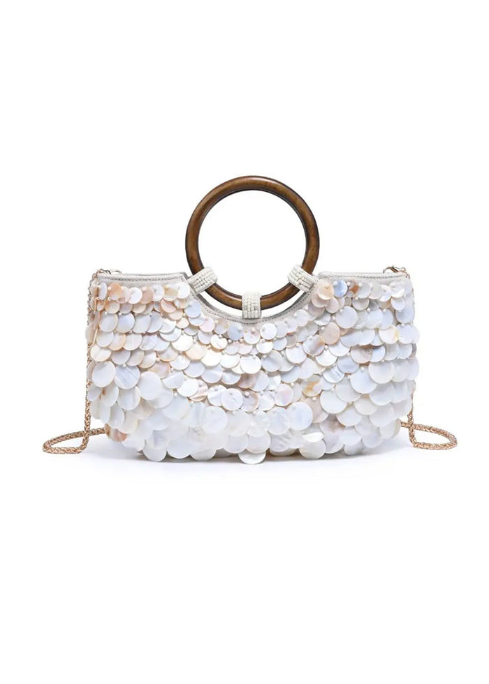 Scarlett Evening Bag - Ivory Multi