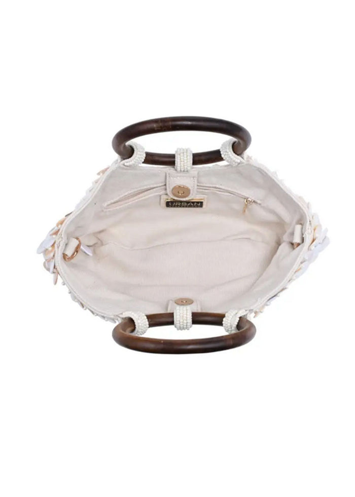 Scarlett Evening Bag - Ivory Multi