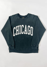 Chicago Classic Crew Sweatshirt - Vintage Black