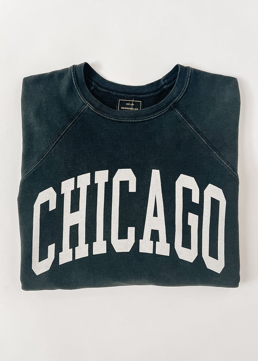 Chicago Classic Crew Sweatshirt - Vintage Black