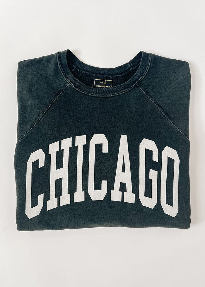 Chicago Classic Crew Sweatshirt - Vintage Black