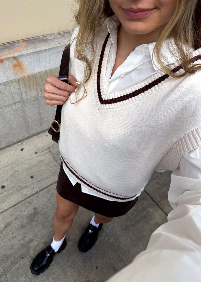 Fletcher Sweater Vest - Crystal