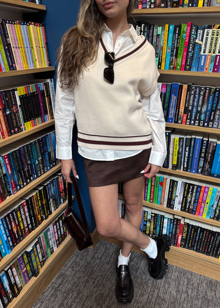 Fletcher Sweater Vest - Crystal