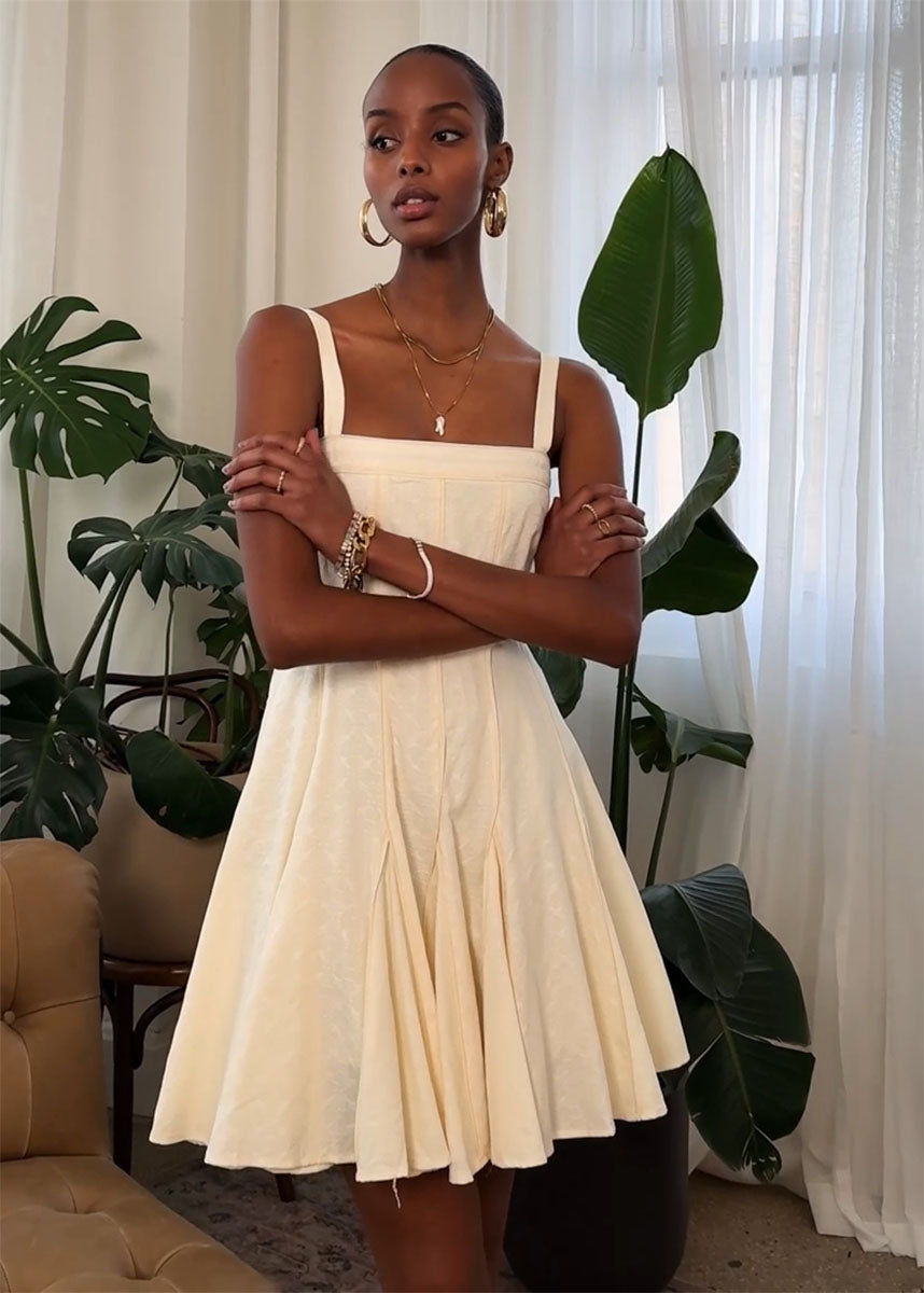 Kyra Mini Dress - Ivory