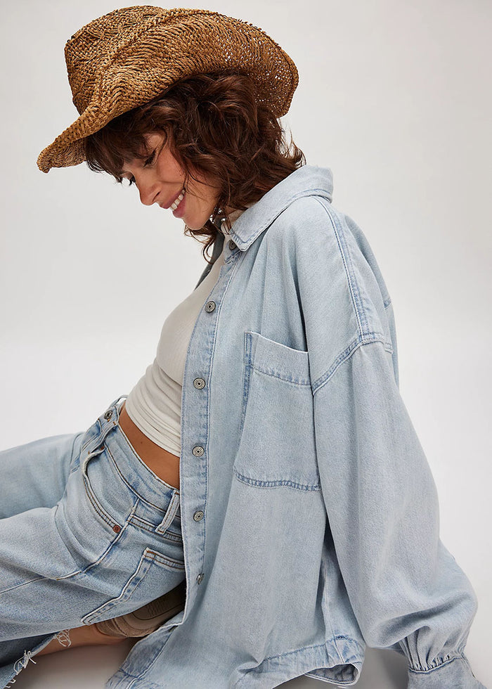 Ashley Denim Shirt - Classic Blue Wash