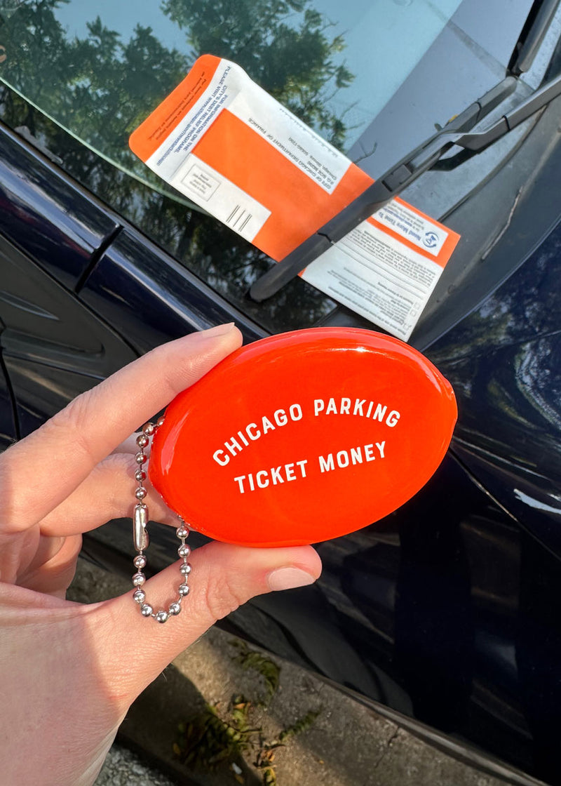 Chicago Parking Ticket Money Coin Pouch