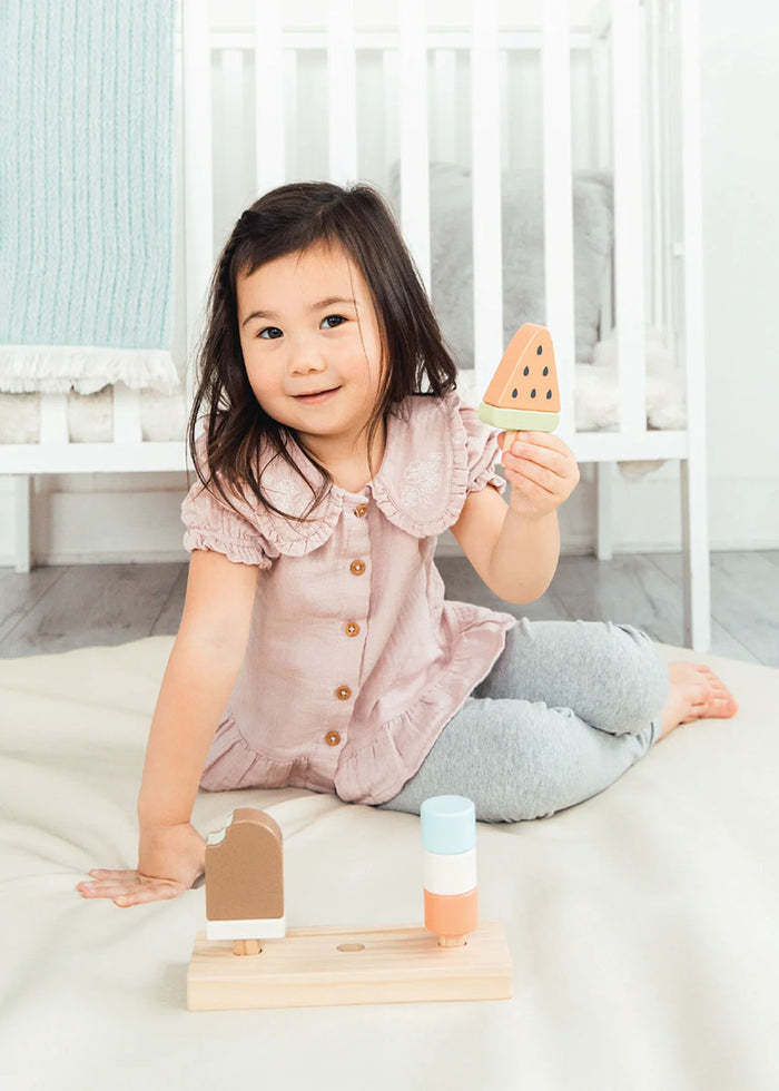 Wooden Ice Cream Stacking Toy
