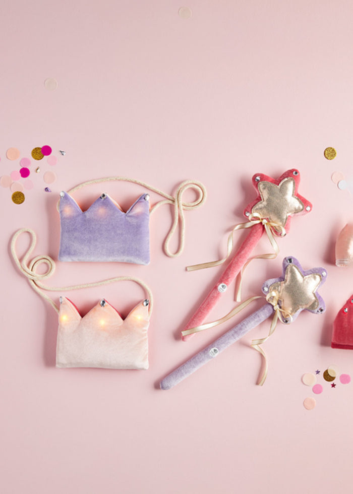 Light Up Crown Purse - Pink