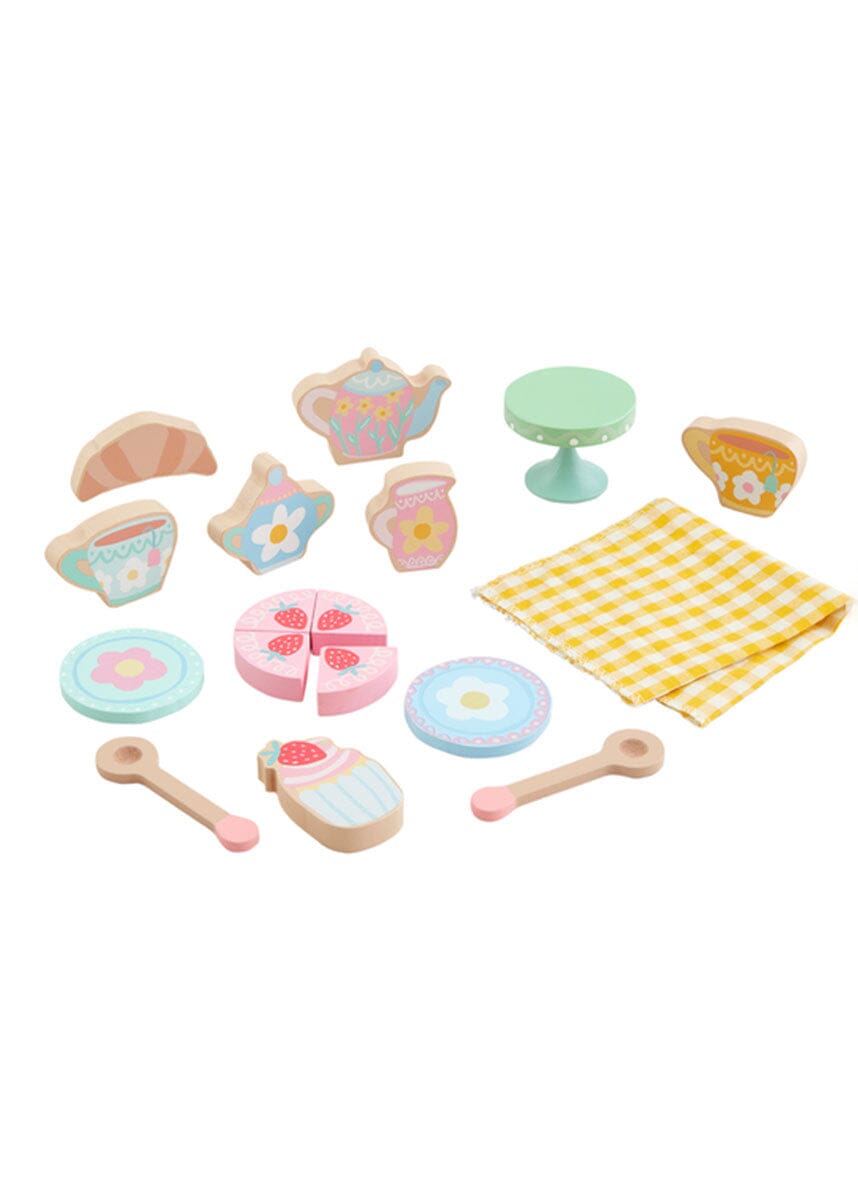 Wood Tea Party Toy Set