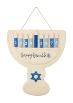 Menorah Countdown Hanger Calendar