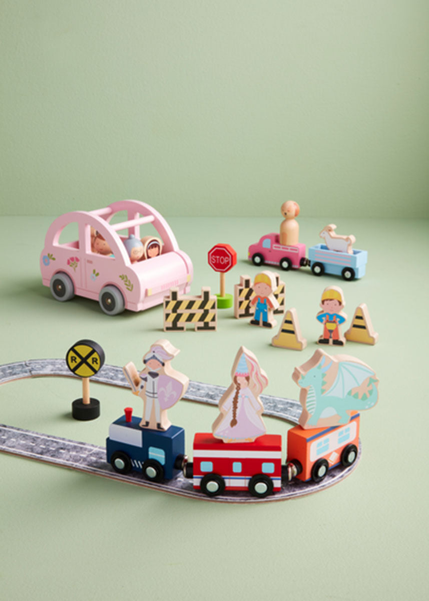 Train Wood Toy Set