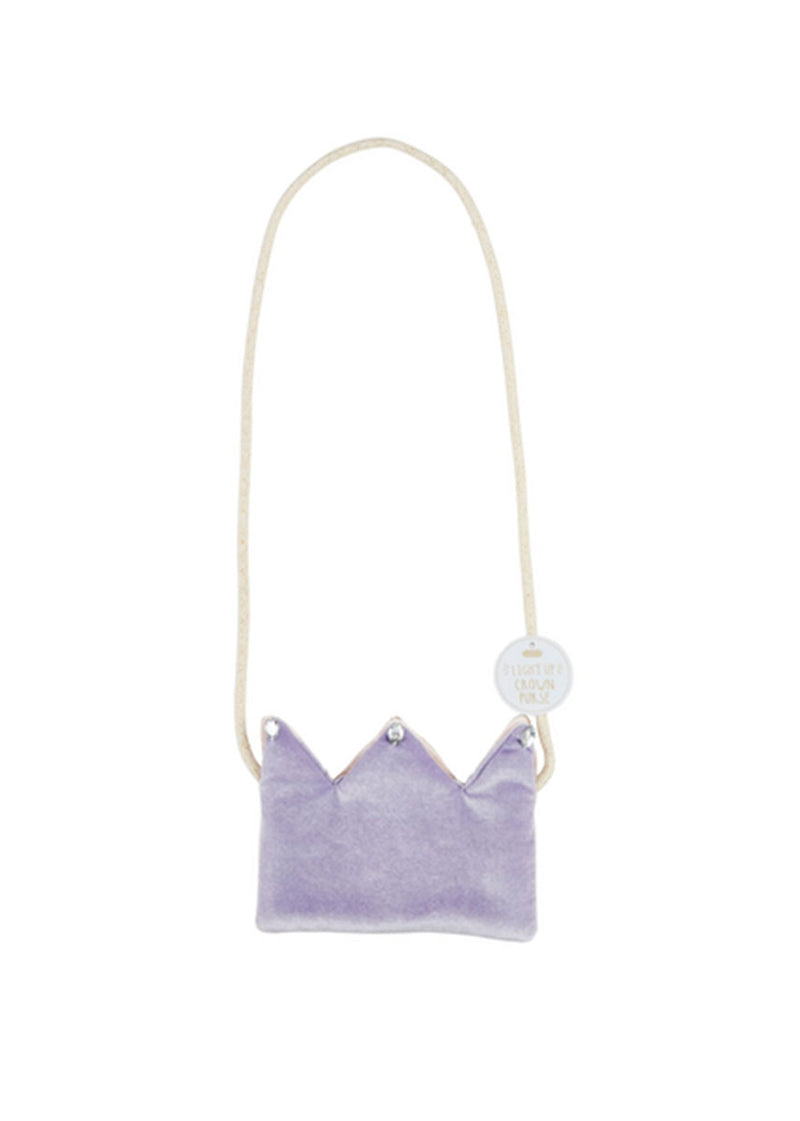 Light Up Crown Purse - Purple
