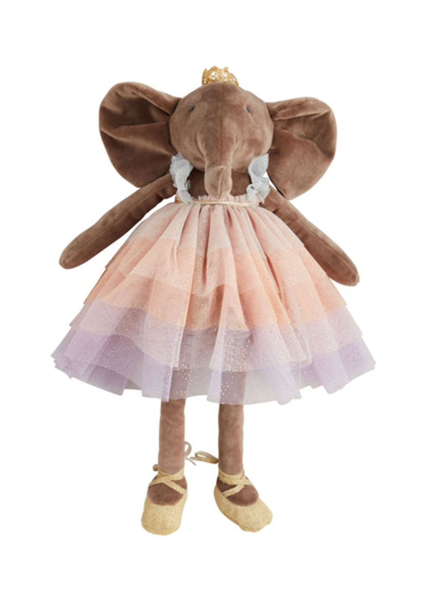 Elephant Princess Velvet Plushie