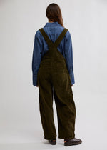 Good Luck Cord Overall - Fir Green