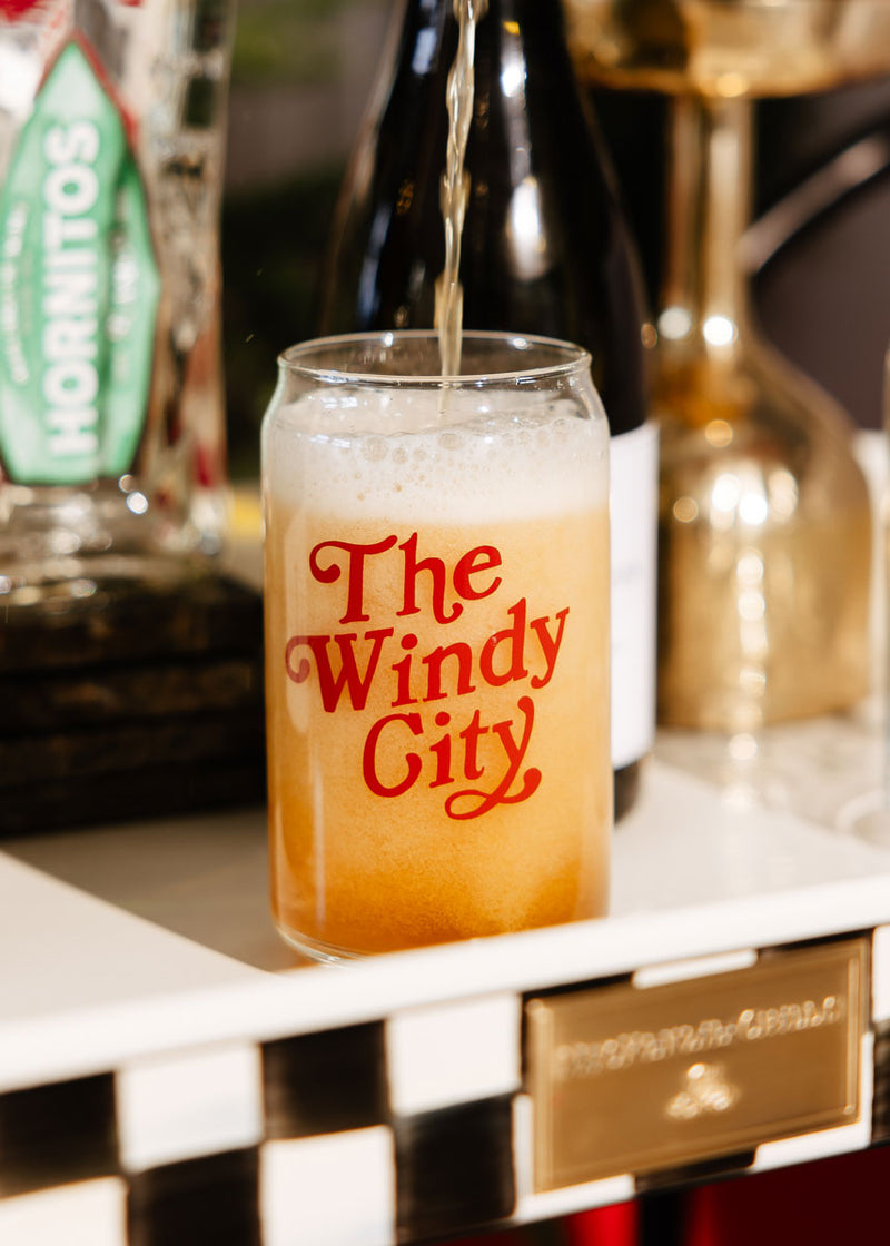 The Windy City Can Glass