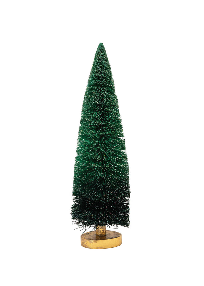 Large Ombre Sisal Bottle Brush Tree - Green