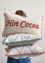 Hot Cocoa Tufted Lumbar Pillow