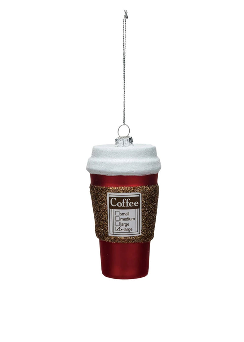 Coffee To-Go Cup Ornament